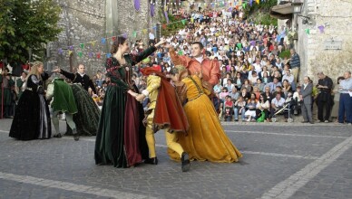 Compagnia Rinascimentale Tres Lusores - Sermoneta, Belvedere (foto Franco Alessi)