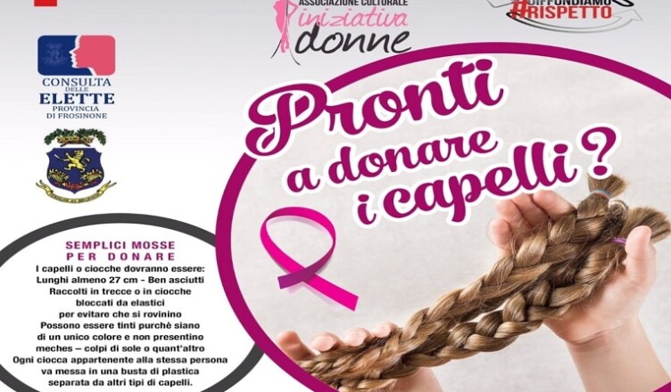 DONAZIONE CAPELLI SORA ... INIZIATIVE DONNE ASL
