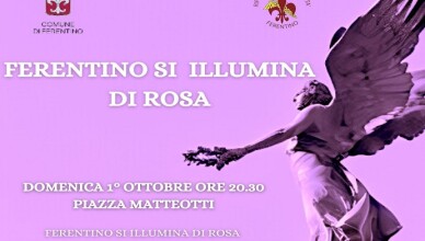 FERENTINO SI ILLUMONA DI ROSA 2023