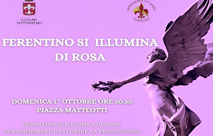 FERENTINO SI ILLUMONA DI ROSA 2023