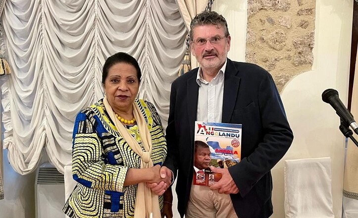 ambasciatrice dell’Angola e Quadrini
