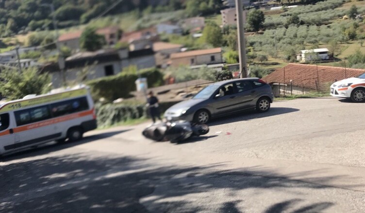incidente auto scooter boville
