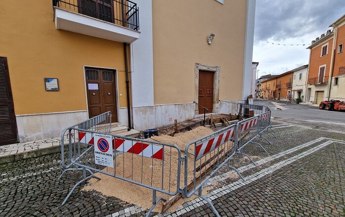 Arce - Rampa di accesso per disabili chiesa Isoletta