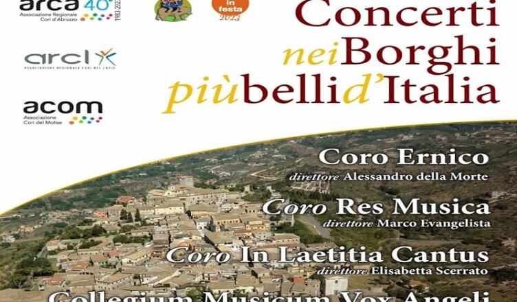 CONCERTI NEI BORGHI PIÙ BELLI D’ITALIA FA TAPPA A BOVILLE