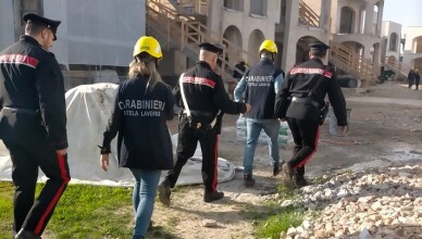 Controlli nei cantieri; elevate sanzioni per oltre 9.000 euro