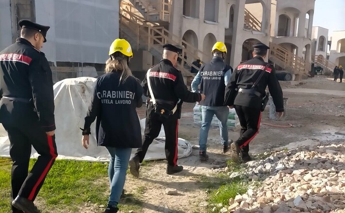 Controlli nei cantieri; elevate sanzioni per oltre 9.000 euro