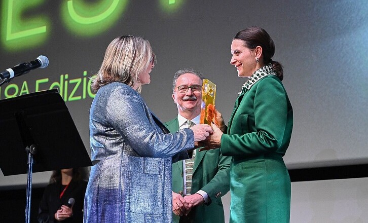 FESTA DEL CINEMA, LA REGIONE LAZIO HA PREMIATO JULIETTE BINOCHE