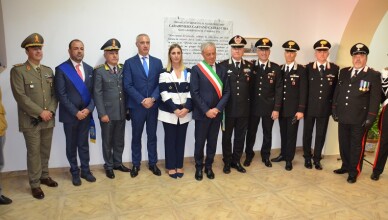 Intitolazione della Caserma dei Carabinieri di Ferentino