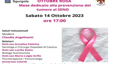 OTTOBRE ROSA SGURGOLA