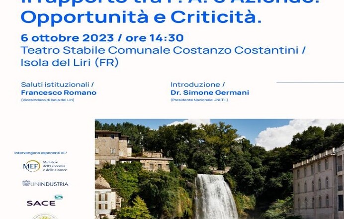 isola rapporto tra pa e azienda