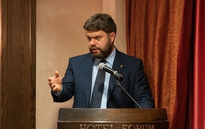 Alessandro Romoli all'assemblea nazionale UPI.