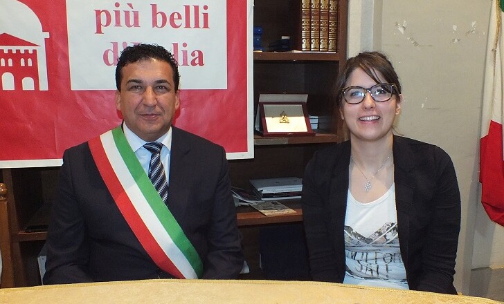 Da sx Enzo Perciballi e Anna Maria Fratarcangeli
