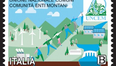 Emissione francobollo Unione Nazionale Comuni, Comunità, Enti Montani – UNCEM