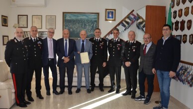 Frosinone, il Brigadiere Capo Claudio VONA dopo 40 anni lascia il Servizio Attivo