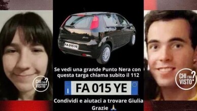 GIULIA E FILIPPO SCOMPARSI