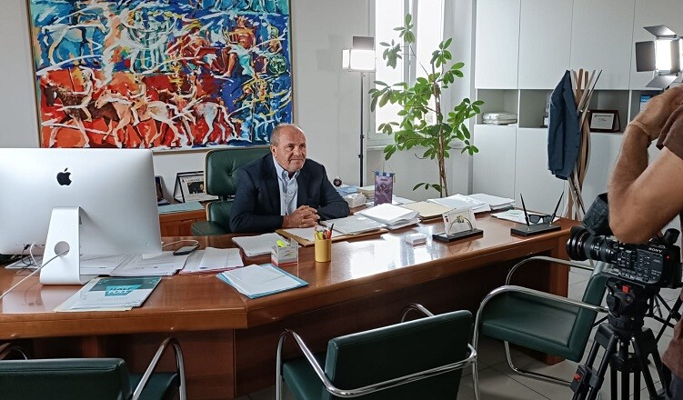 Viagio nel gusto backstage Francesco De Angelis
