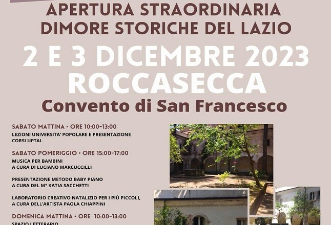 apertura straordinaria del Convento di San Francesco