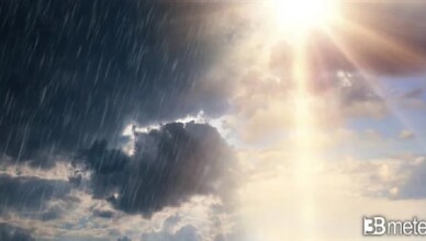 meteo pioggia e sole