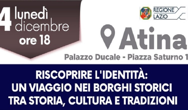 4 DICEMBRE IMPORTANTE INCONTRO AD ATINA