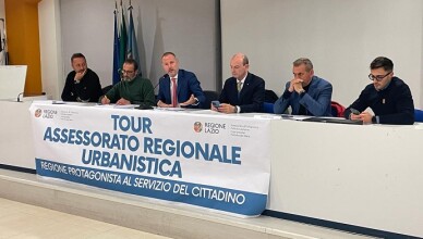 FROSINONE PRIMA TAPPA TOUR ASSESSORATO REGIONALE URBANISTICA