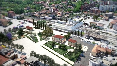Frosinone, il complesso di piazzale Kambo