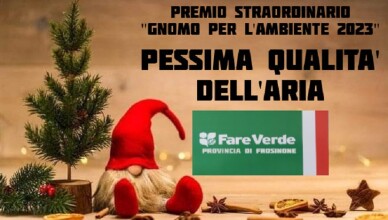 GNOMO PER L’AMBIENTE PESSIMA QUALITA’ DELL’ARIA 2023