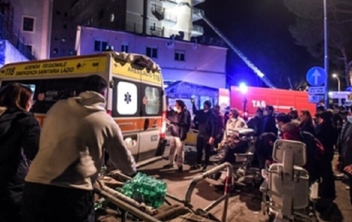 INCENDIO OSPEDALE TIVOLI