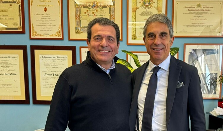 Il Questore Domenico Condello in visita alla Boccadamo Gioielli