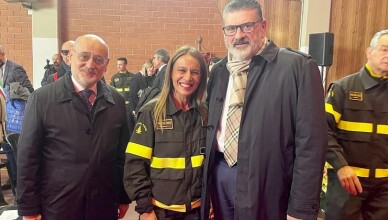 Il comando dei Vigili del Fuoco di Frosinone festeggia Santa Barbara. Gianluca Quadrini