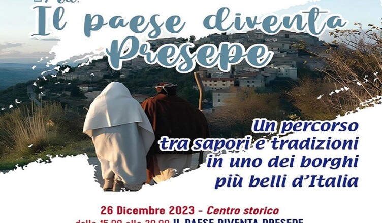 Il paese diventa Presepe