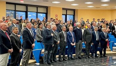 Laurea Honoris Causa a Valentina Vezzali. Presente presso l’Aula Magna della anche Gianluca Quadrini
