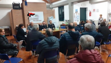 Prosegue il ciclo di incontri dei Carabinieri di Anagni dedicato a truffe e sicurezza