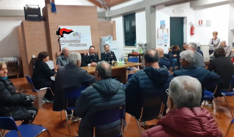 Prosegue il ciclo di incontri dei Carabinieri di Anagni dedicato a truffe e sicurezza