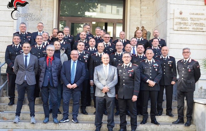 VISITA DEL PROCURATORE DELLA REPUBBLICA DI FROSINONE PRESSO I COMANDI PROVINCIALI DEI CARABINIERI E DEI VIGILI DEL FUOCO