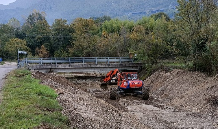 manutenzione Rio Secco in Comune di Sant'Elia Fiumerapido