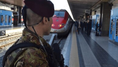 militari su treni regionali presidio di sicurezza