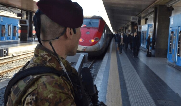 militari su treni regionali presidio di sicurezza