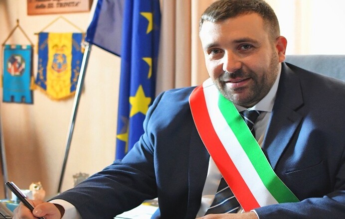 Il sindaco di Fumone, Matteo Campoli,