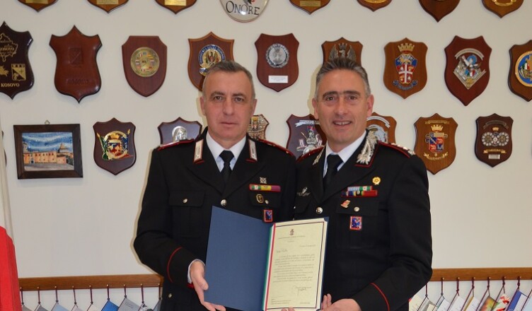 L’Appuntato Scelto Qualifica Speciale Paolo ROCCHI, lascia la benemerita