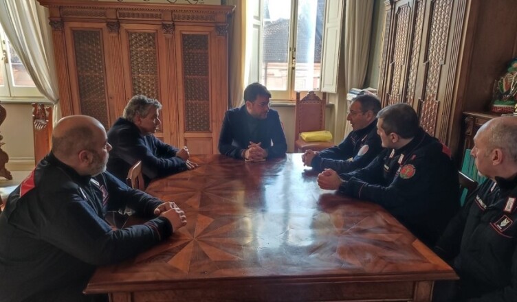 il sindaco Di Stefano incontra il comandante provinciale del Gruppo Carabinieri Forestali Frosione
