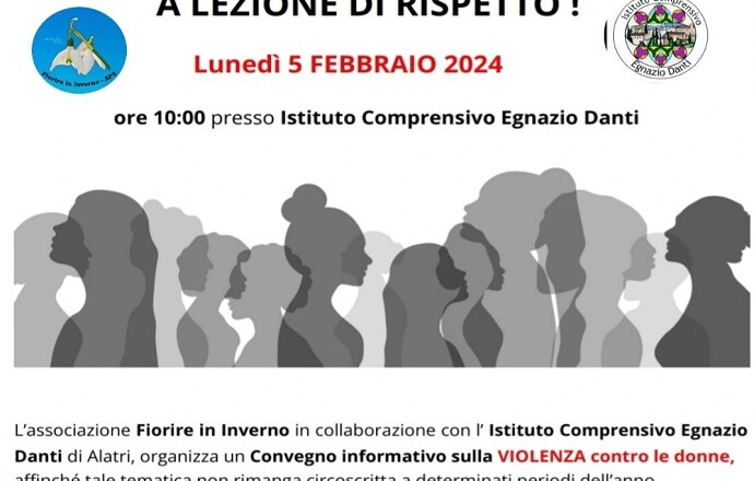 A LEZIONE DI RISPETTO...