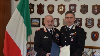 IL LGT C. S. DOMENICO CARAMANICA LASCIA IL SERVIZIO ATTIVO
