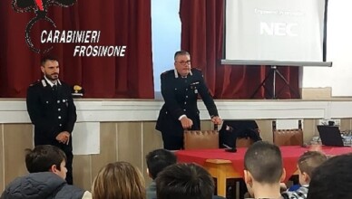Incontro Carabinieri e studenti delle scuole di Paliano