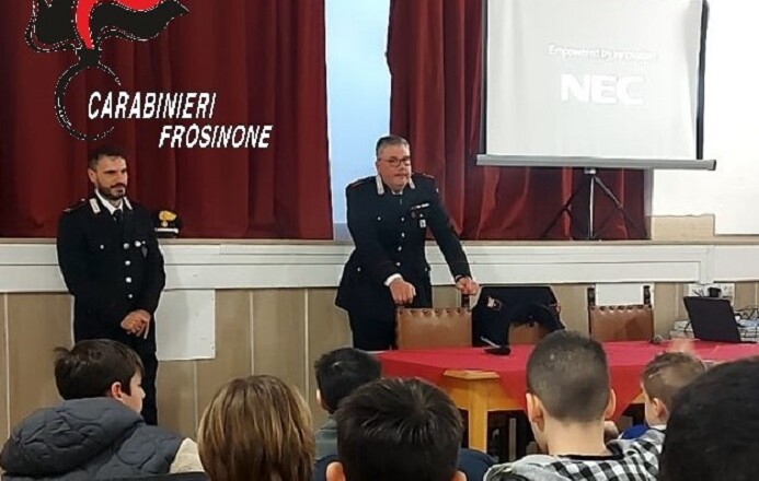 Incontro Carabinieri e studenti delle scuole di Paliano