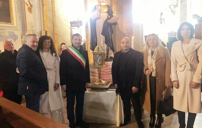 PEREGRINATIO RELIQUIA DI SAN TOMMASO A ROCCASECCA