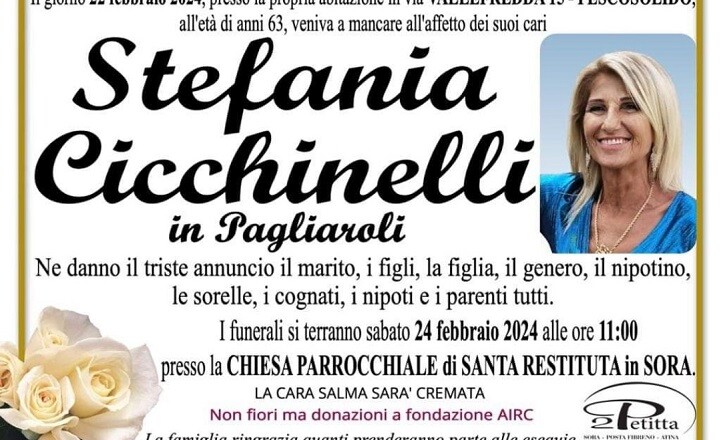 STEFANIA CICCHINELLI