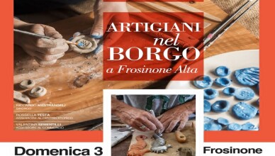 artigiani nel borgo a Frosinone Alta