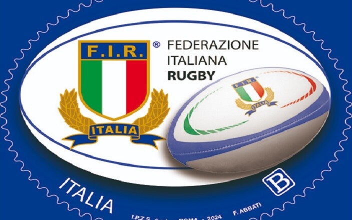 Emissione francobollo Federazione Italiana Rugby