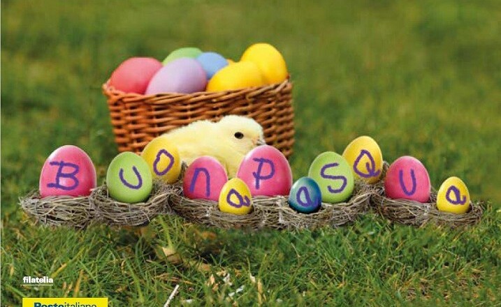 La cartolina filatelica dedicata alla Pasqua da Poste Italiane