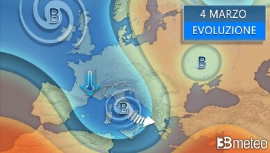 Meteo, ancora maltempo con pioggia e nev